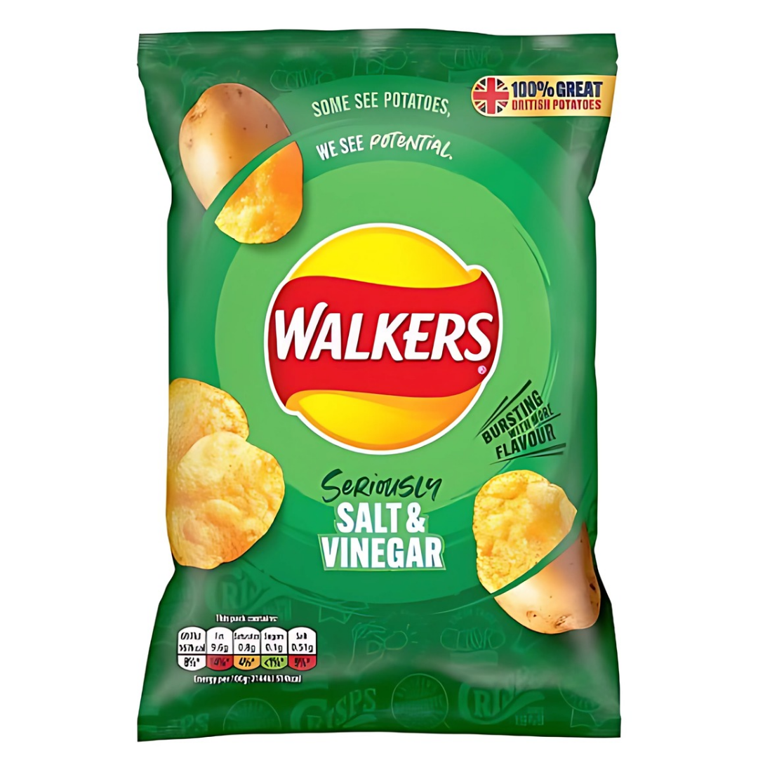 Walkers Salt & Vinegar Chips 25g