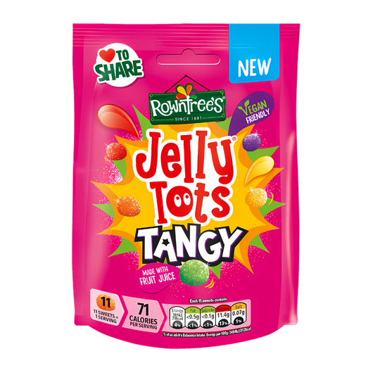 Rowntree's Jelly Tots Tangy 140g